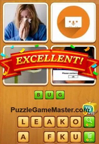 4 Pics 1 Word Level 658 Answers Puzzle .